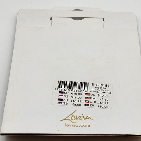 NWT Lovisa Gold Plated Sterling Silver Nose Studs - Picture 3 of 3